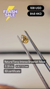 Yellow Diamond Deal (0.18 cts)